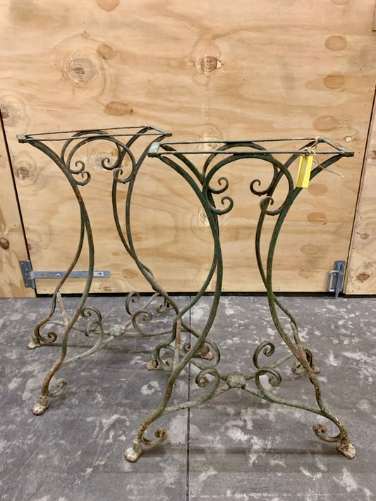 Pair of Arras Table Bases - Wrought Iron