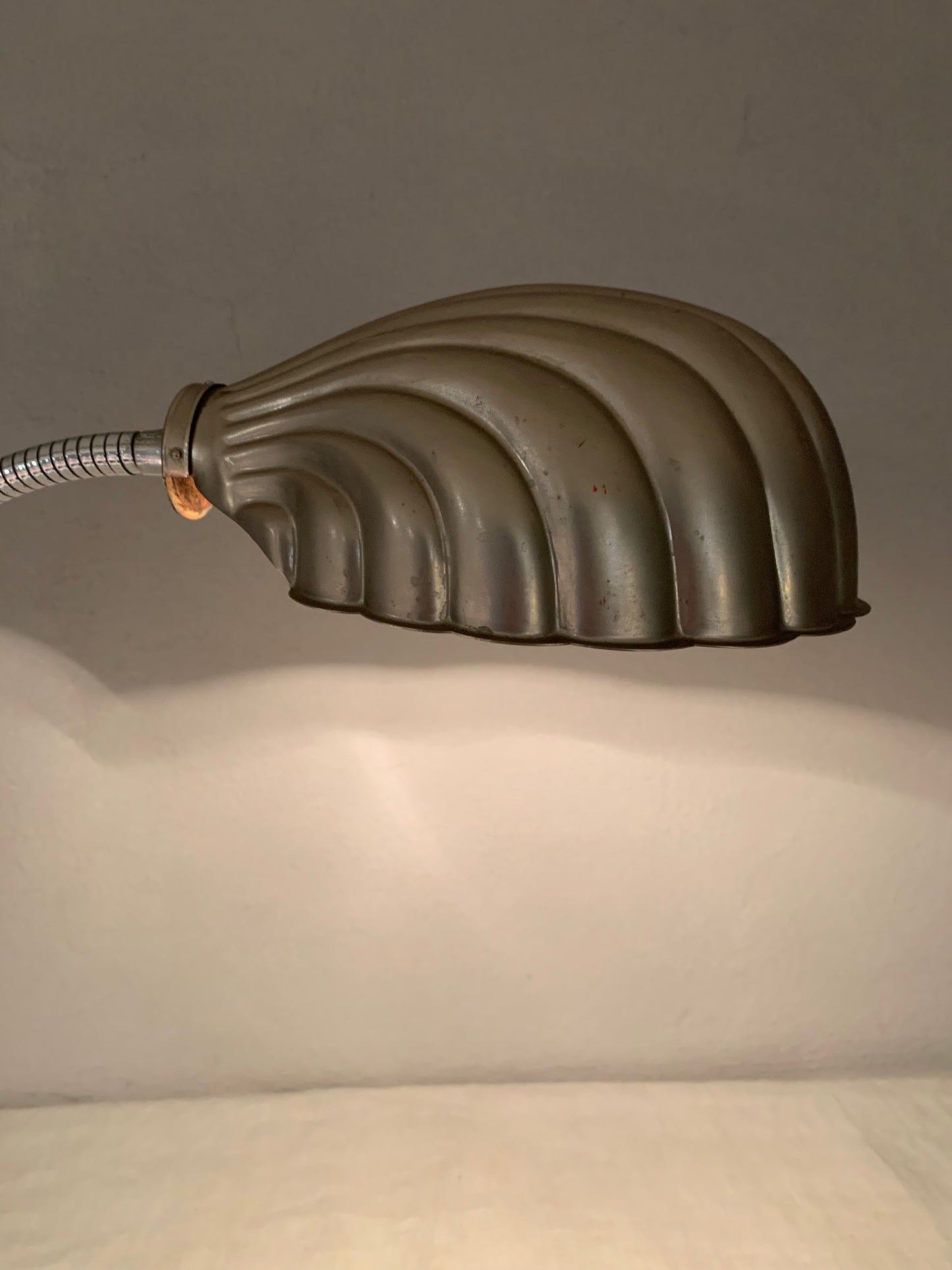 1930's French Chrome Desk Lamp