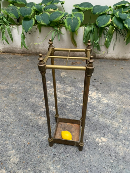 French Brass Umbrella Stand