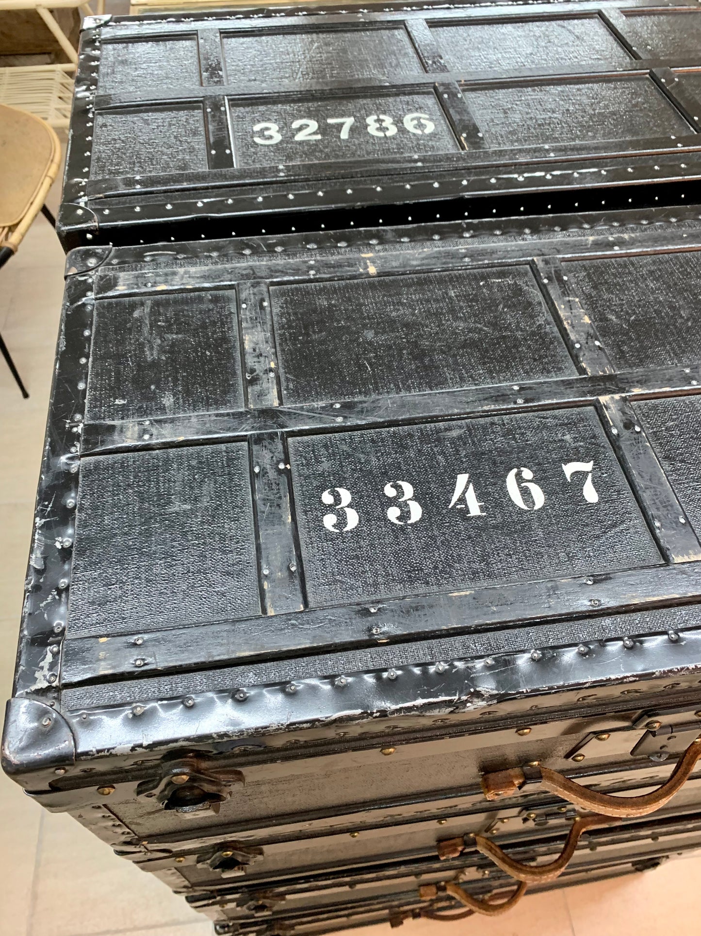 Vintage Swiss Army Trunk