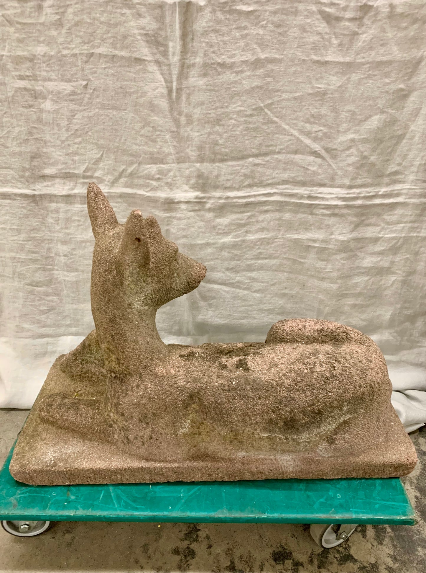 Vintage Deer Garden Statue