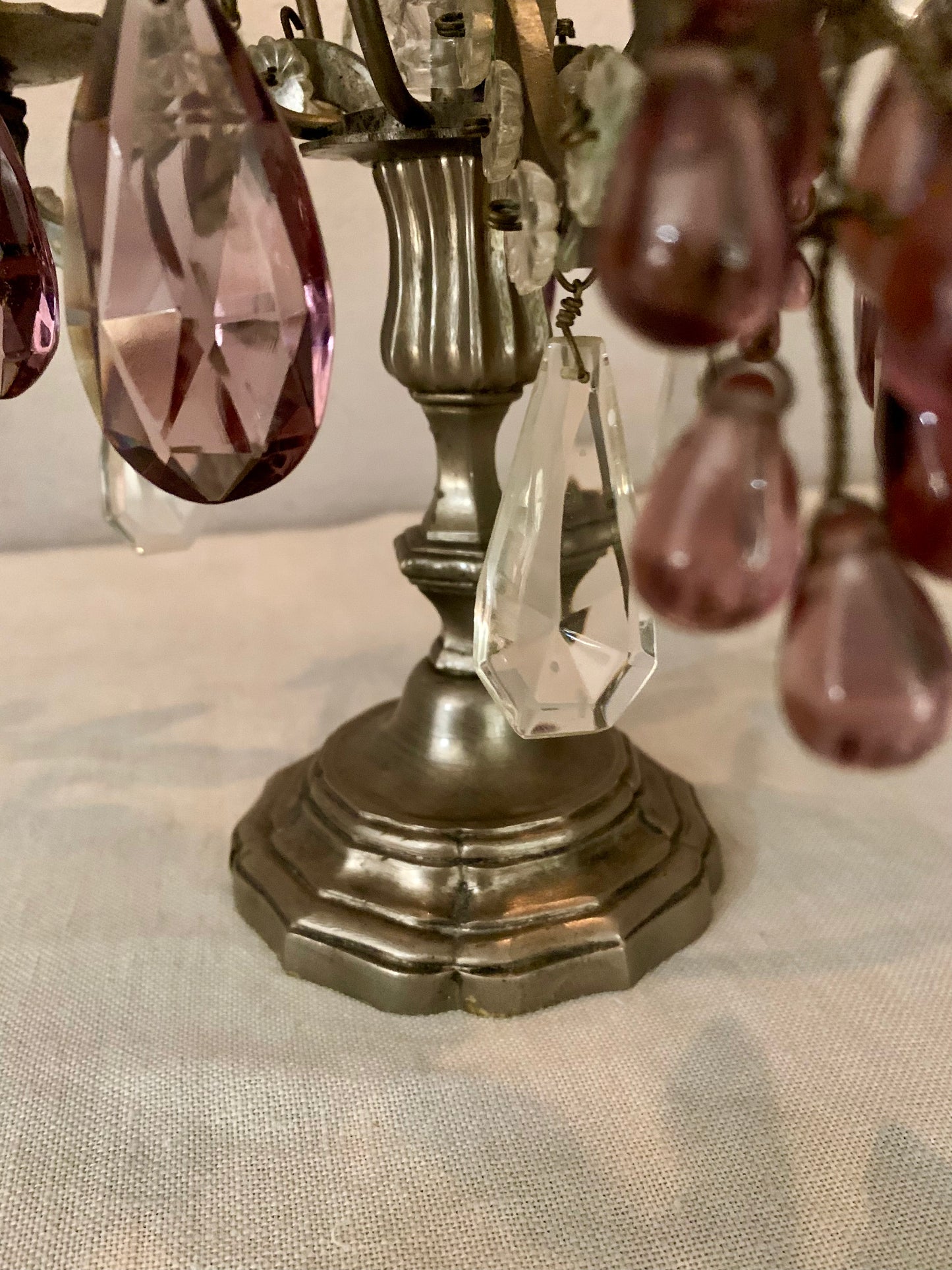 French Antique Branched Candlestick - Girandole
