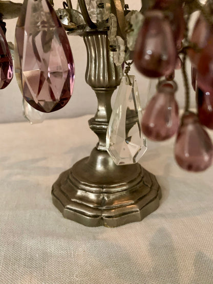 French Antique Branched Candlestick - Girandole