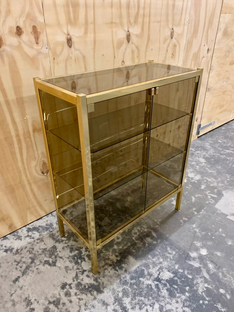 1970s Glass Cabinet - Vitrine