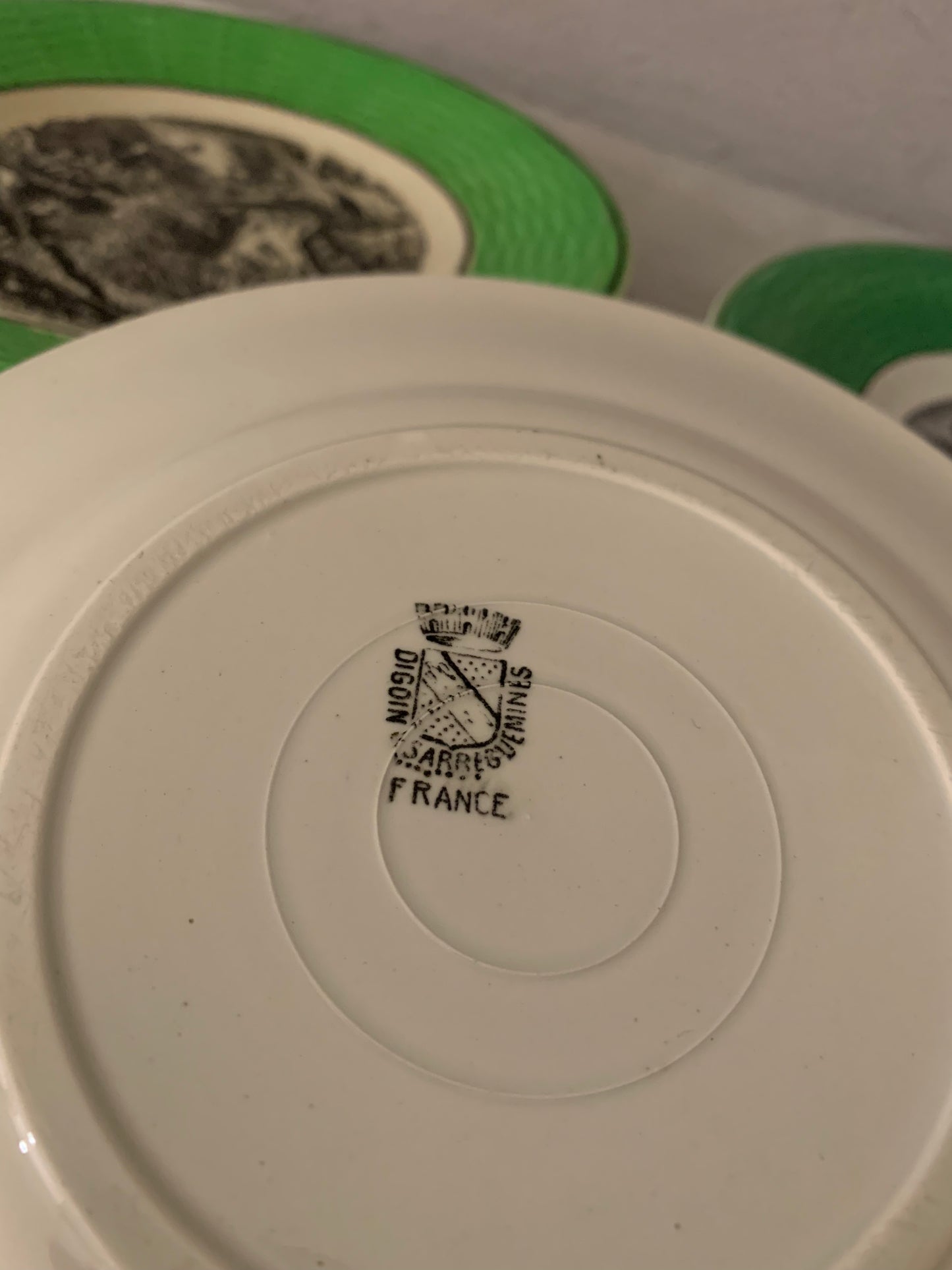 French Plates with "Hunting" motives