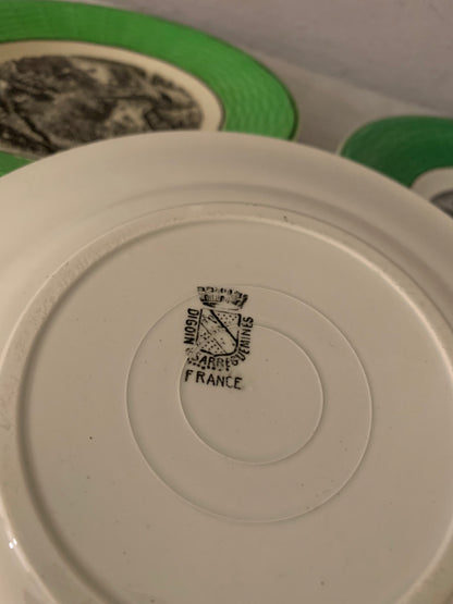 French Plates with "Hunting" motives