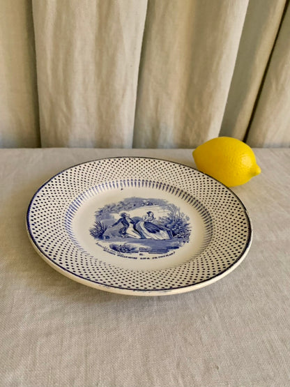 19th Century Earthenware Plate