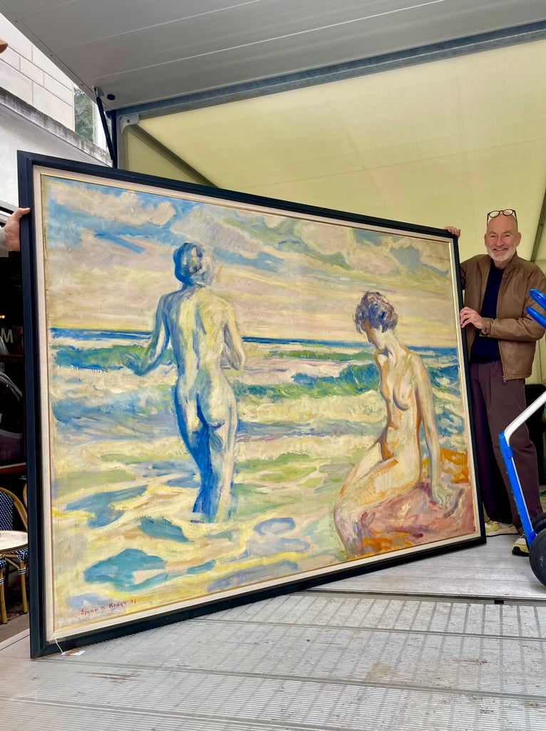 Oil painting by Ejnar Roepstorff Kragh, 1938