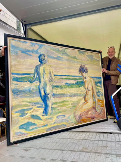 Oil painting by Ejnar Roepstorff Kragh, 1938