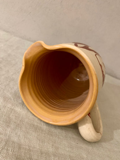 Glazed Clay Pitcher