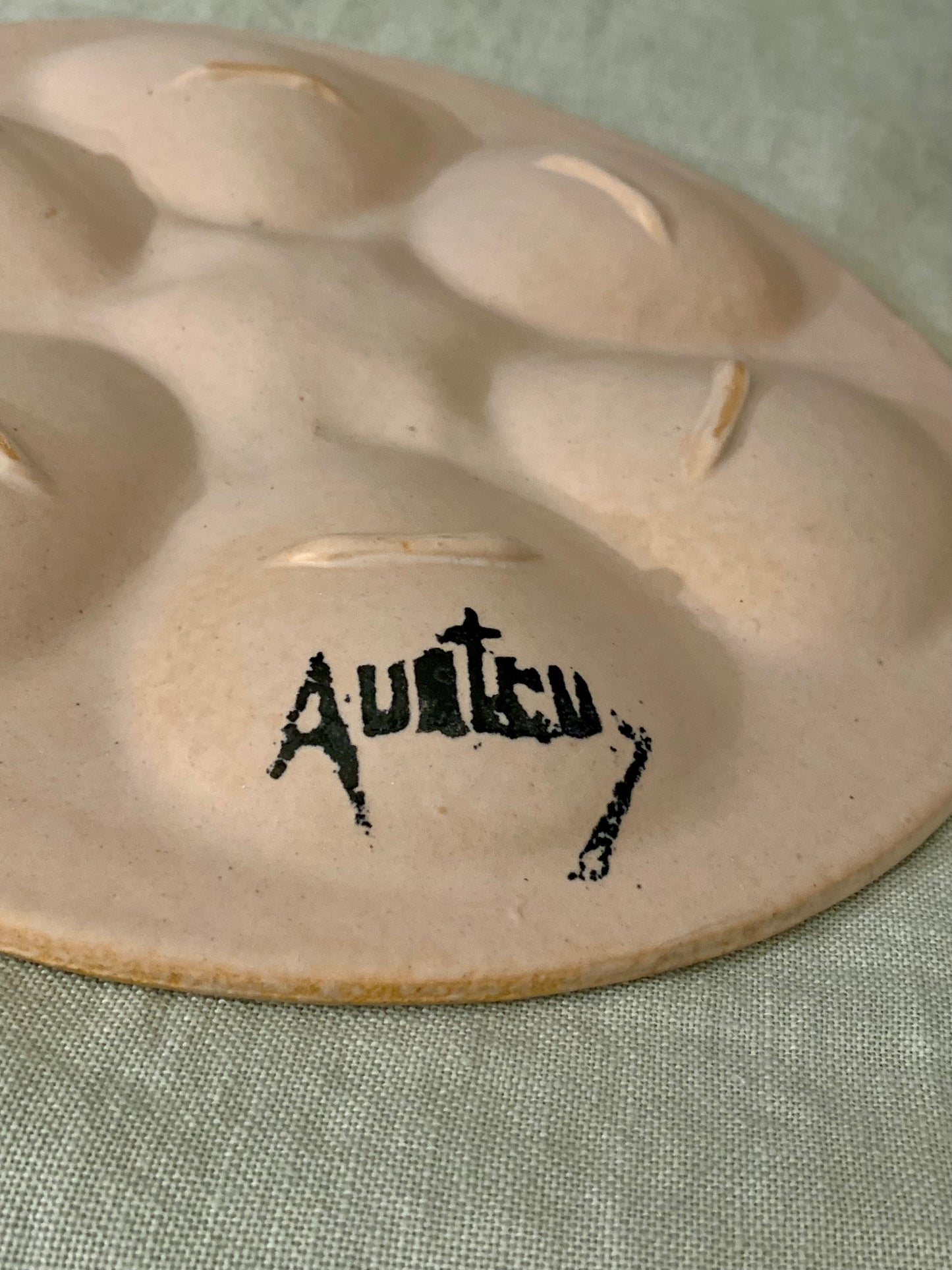 1960s Ceramic Oyster Plate - Austruy