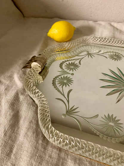Vintage Murano Glass Tray