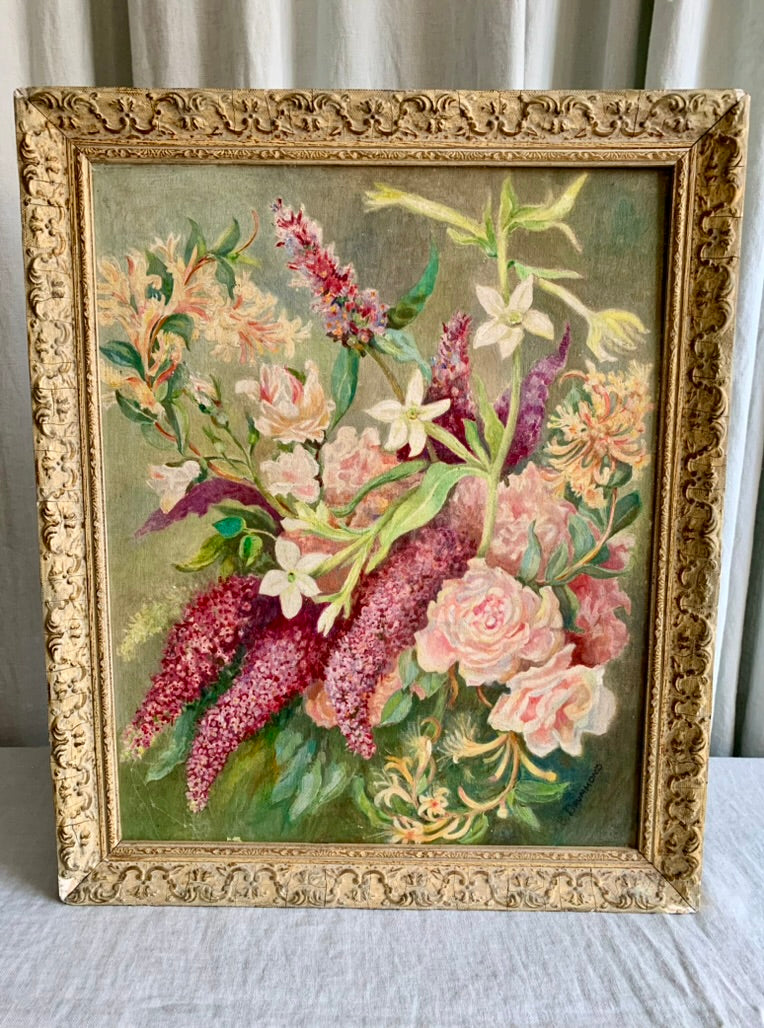 Vintage Flower Painting