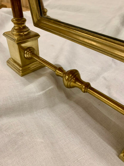 Brass Table Mirror
