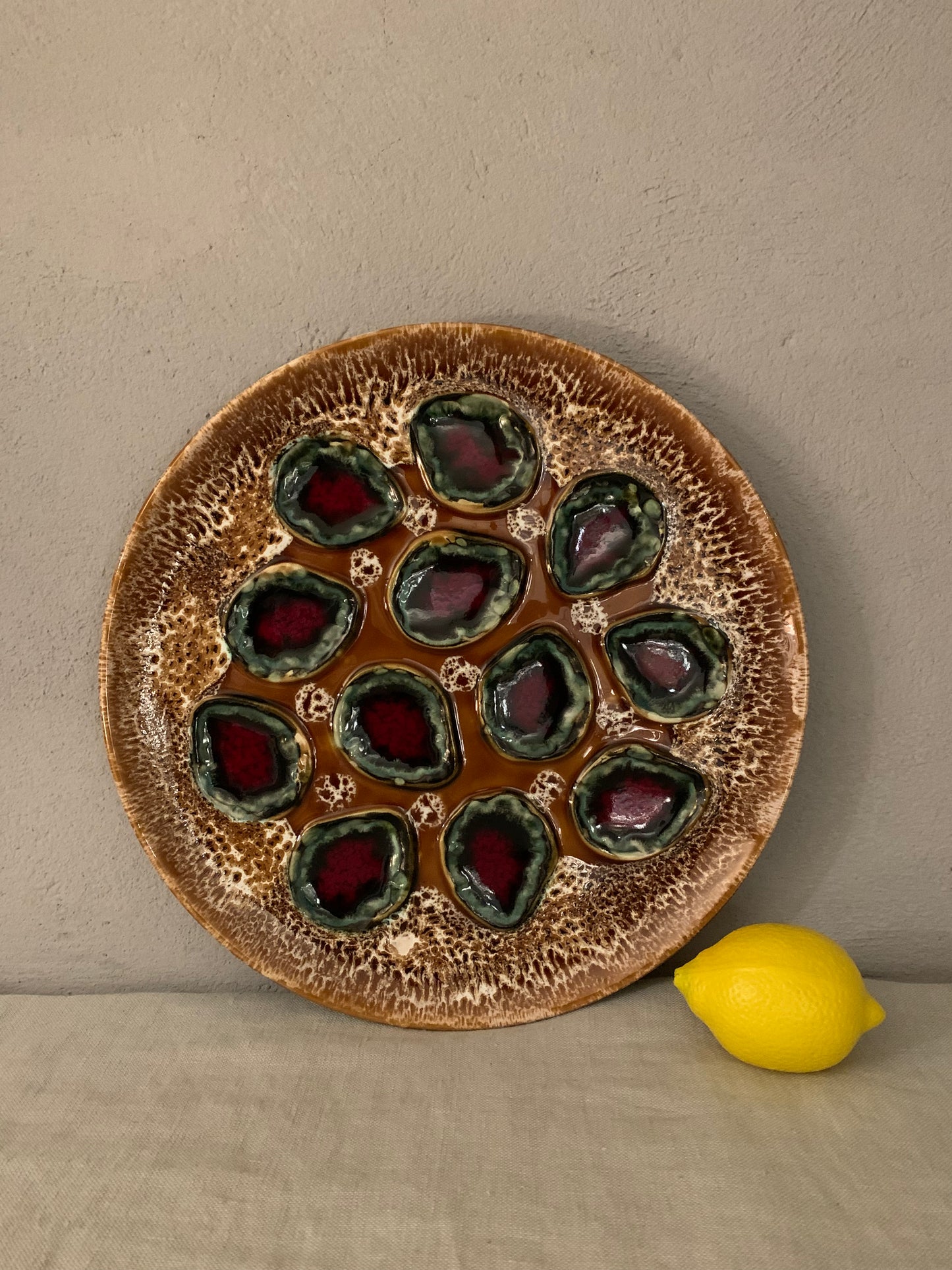 Vintage French Oyster Dish