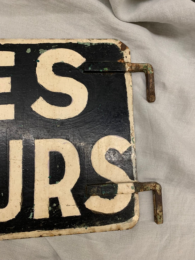 Metal sign Dames Messieurs