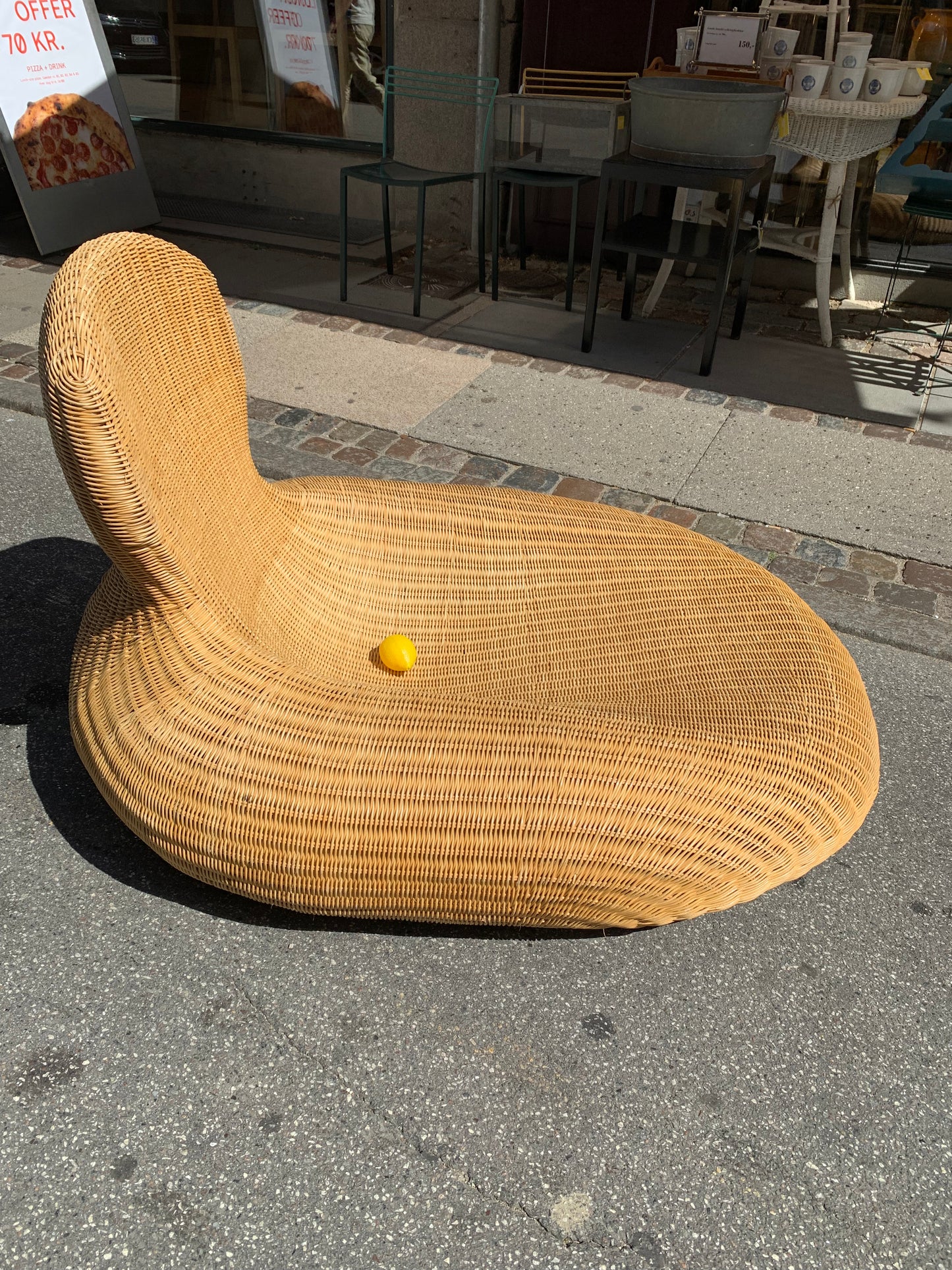 Vintage IKEA Rattan Lounge Chair "Storvik" by Carl Öjerstam