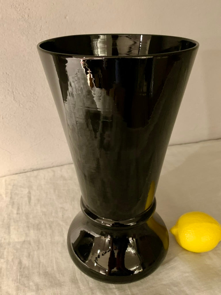 French Opal Glass Vase