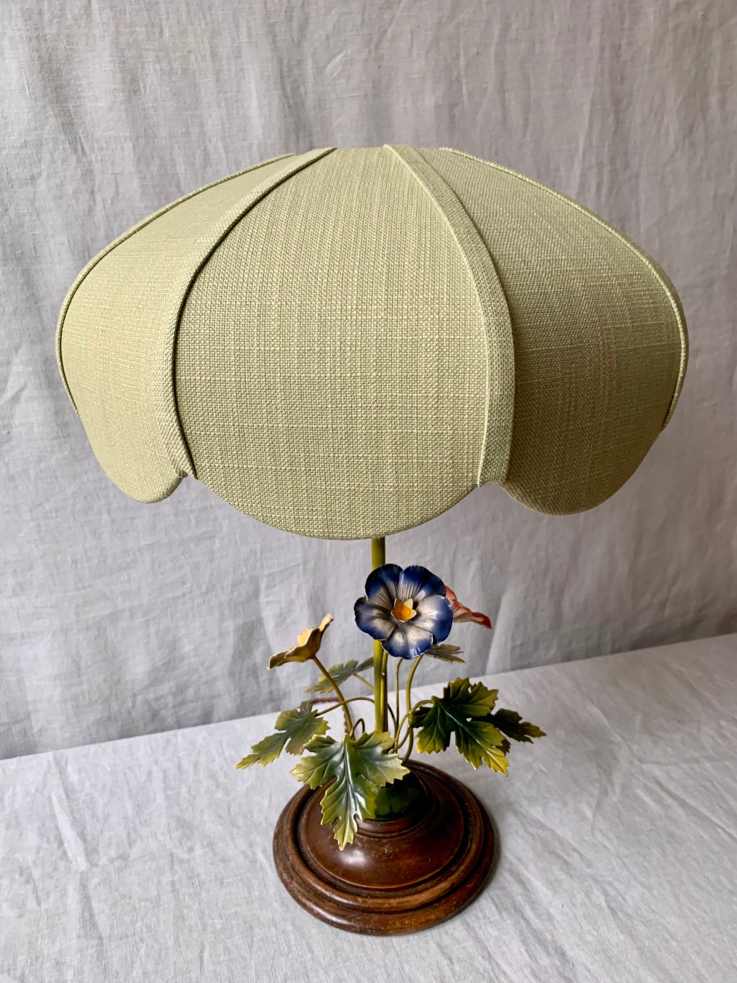 French 1930's Flower Lamp