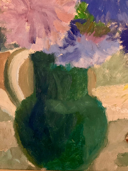 Vintage Oilpainting, Aster 1944