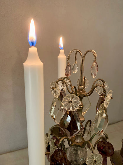 French Antique Branched Candlestick - Girandole