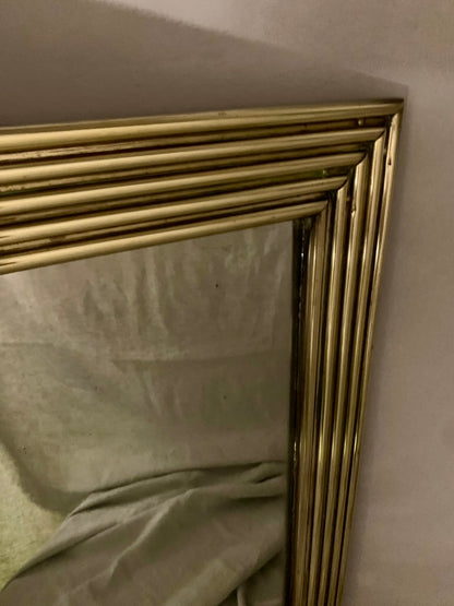 French Brass Bistro Mirror