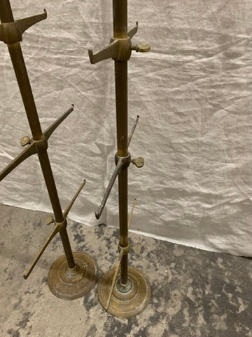 Set of Brass Shelf Holders