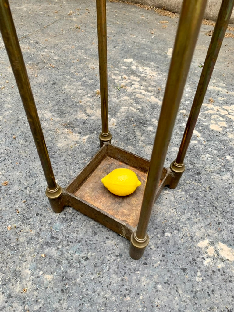 French Brass Umbrella Stand