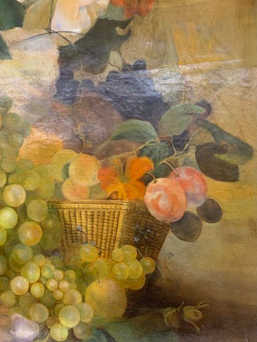 Flower and fruit nature morte