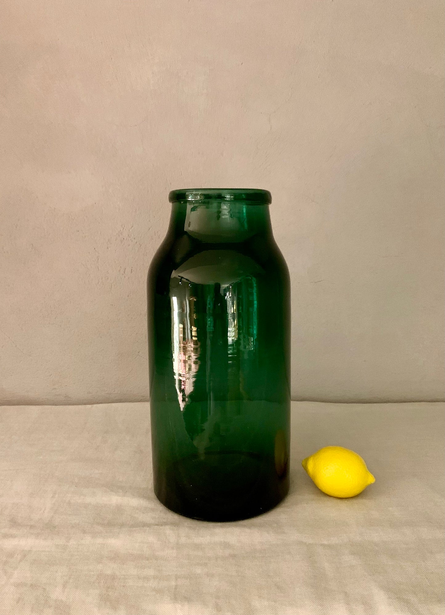 Green Pickle Jar - Vase
