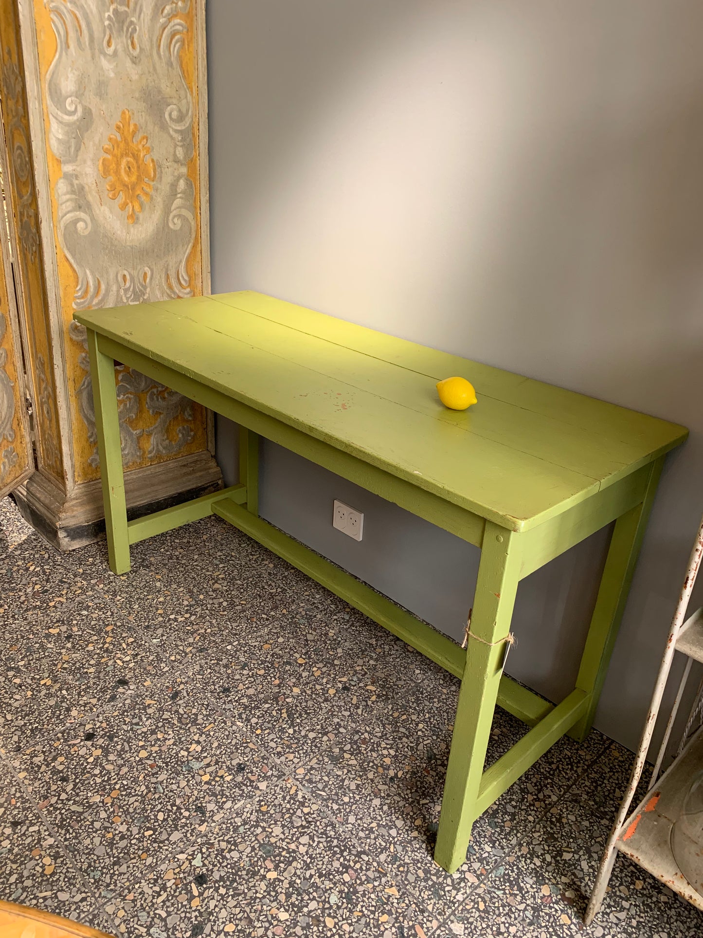Painted Wooden Console
