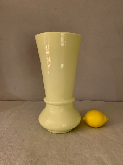 French Opal Glass Vase