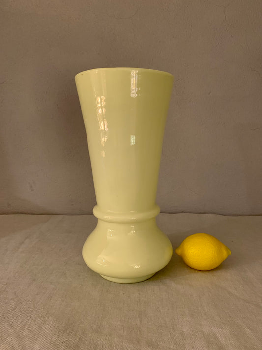 French Opal Glass Vase