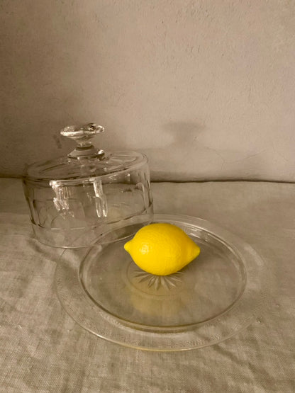 Crystal Glass Bell with Underplate