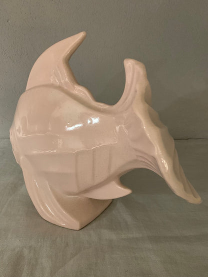 Art Deco Pink Ceramic Fish