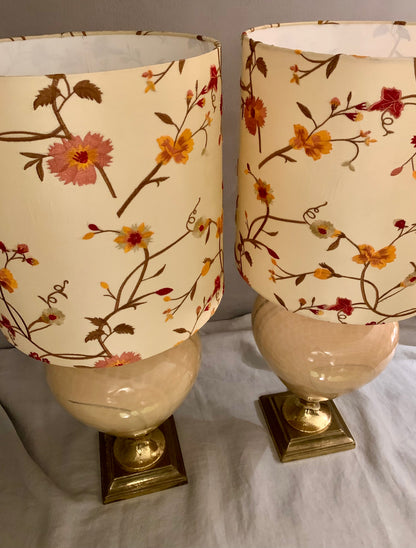 Pair of French Le Dauphin Hollywood Regency Table Lamps