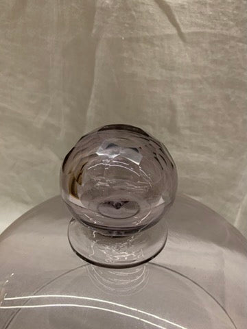 Marble cheeseboard with glass bell