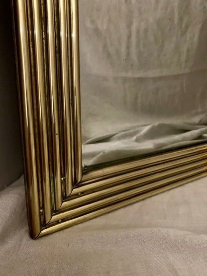 French Brass Bistro Mirror