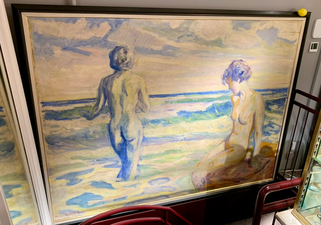 Oil painting by Ejnar Roepstorff Kragh, 1938