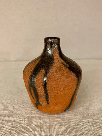 Ceramic Vase with Running Glaze, by Gertrud Vasegaard