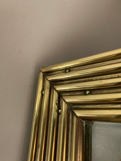 French Brass Bistro Mirror