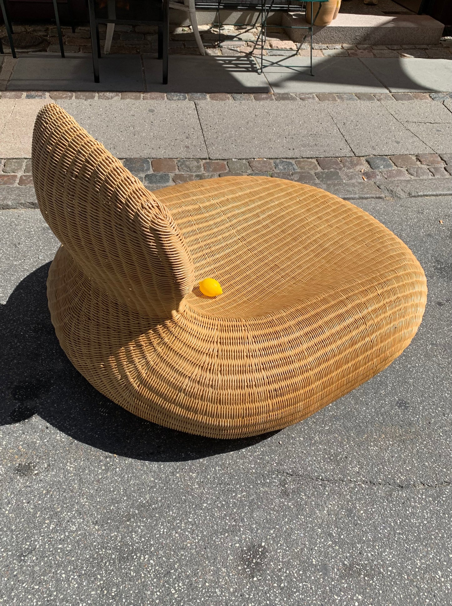 Vintage IKEA Rattan Lounge Chair "Storvik" by Carl Öjerstam