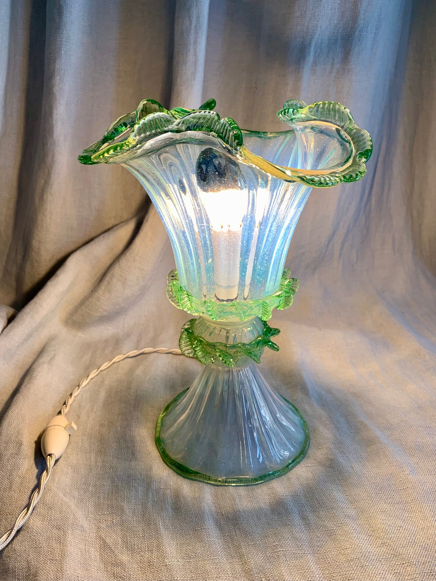 Vintage Murano Table Lamp