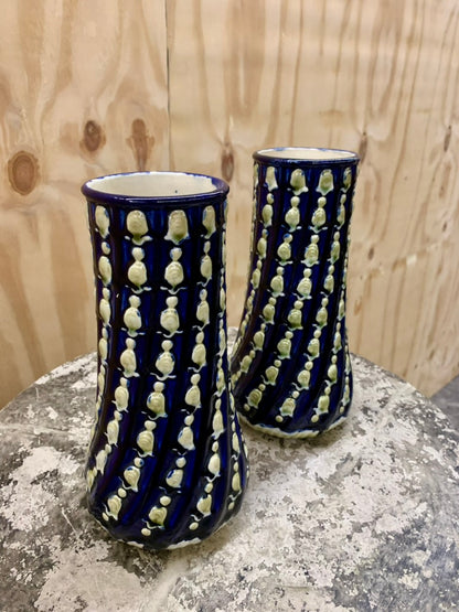 A Pair of Earthenware Vases
