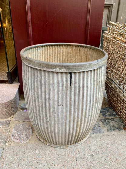 Zinc Planter - Dolly Tub