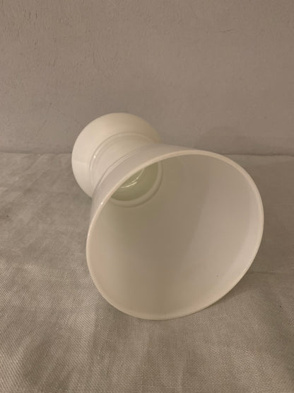 French vintage opal glass vase