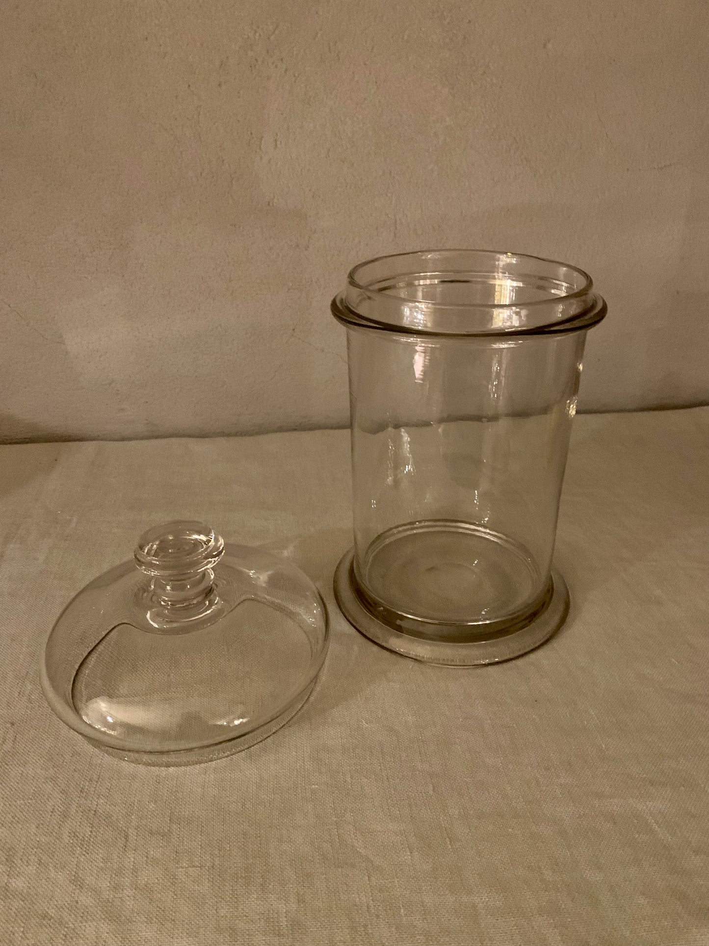 French Apothecary Glass Jar