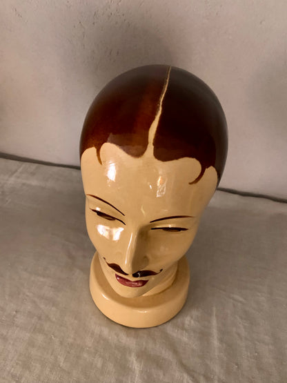 Mannequin Head for Hats - Art Deco Style