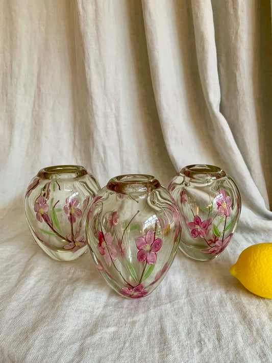 Set of 3 Mouthblown Vases