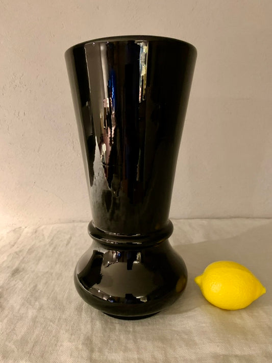 Large French Opal Glass Vase